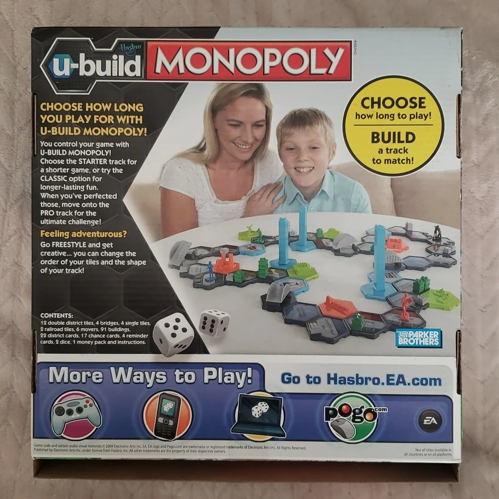 🖤 3/$15 Monopoly U-Build, Like New - Picture 3 of 7